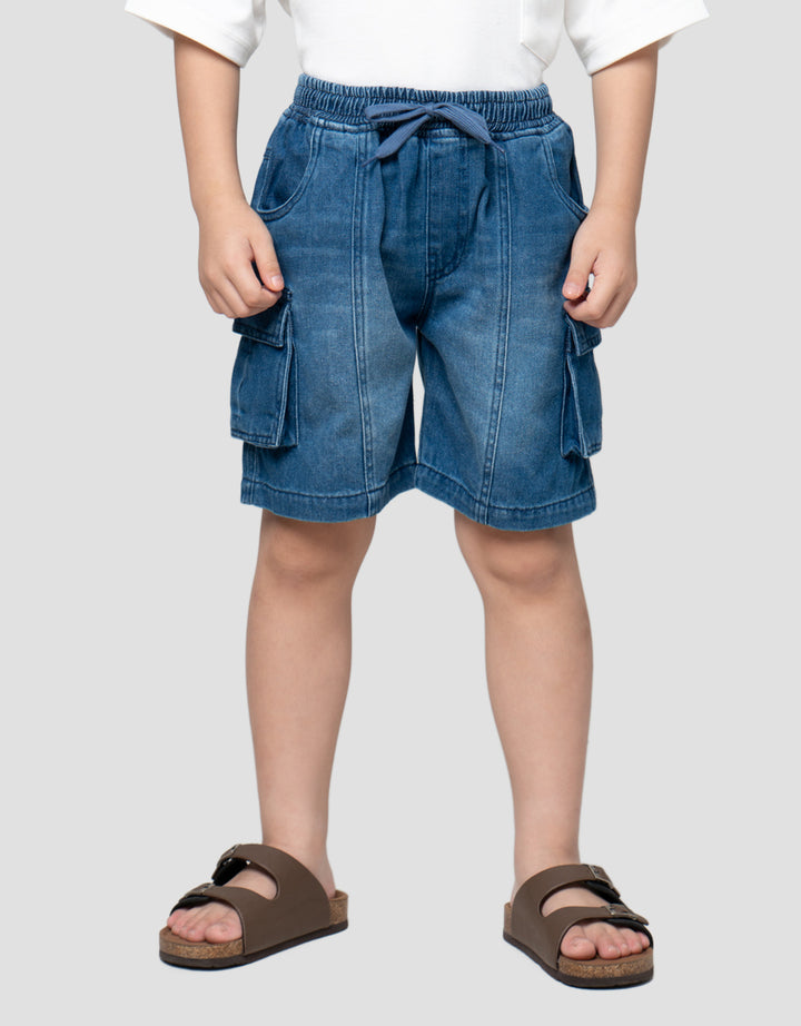 Little M Cargo Cut Sewn Celana Pendek Anak Laki-laki