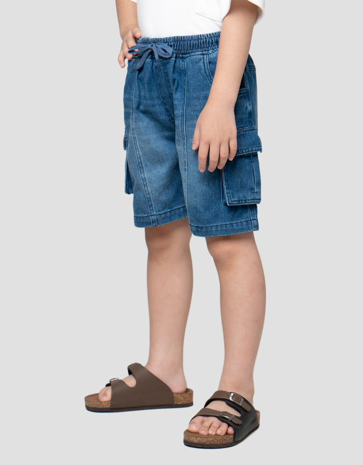 Little M Cargo Cut Sewn Celana Pendek Anak Laki-laki