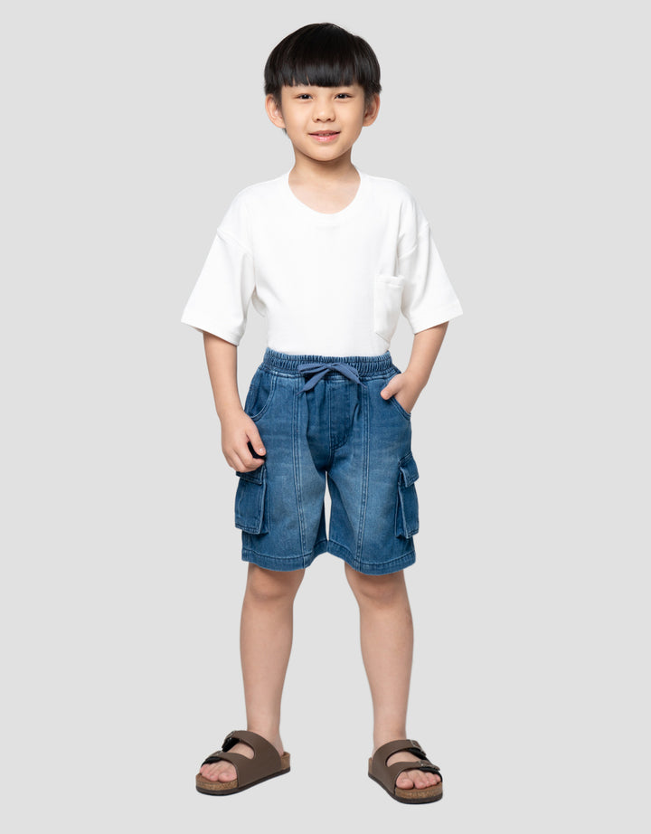 Little M Cargo Cut Sewn Celana Pendek Anak Laki-laki