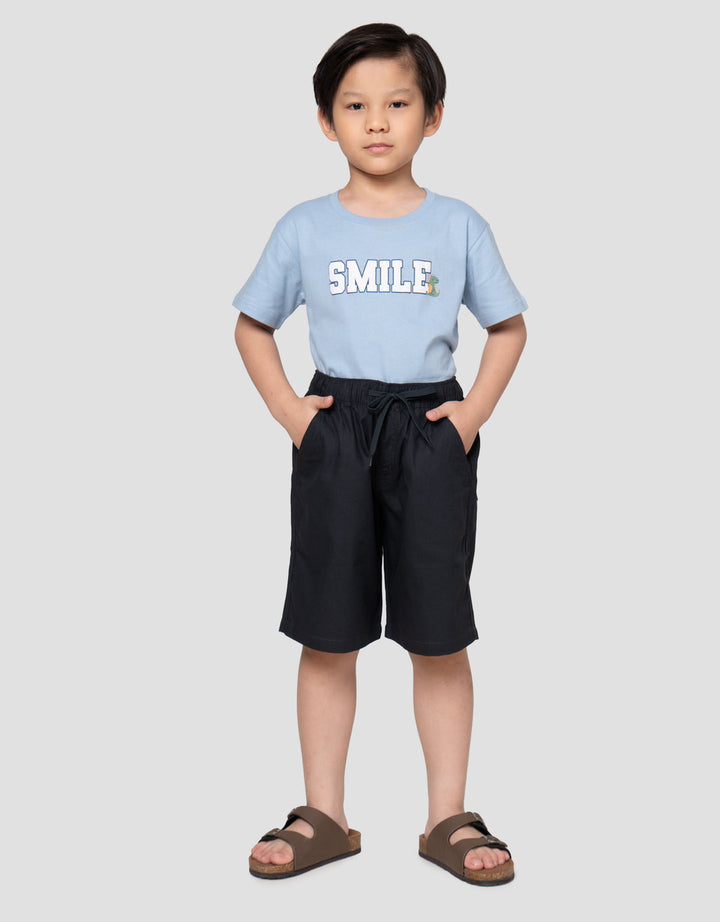 Little M Basic Pocket Samping Celana Pendek Anak Laki-laki