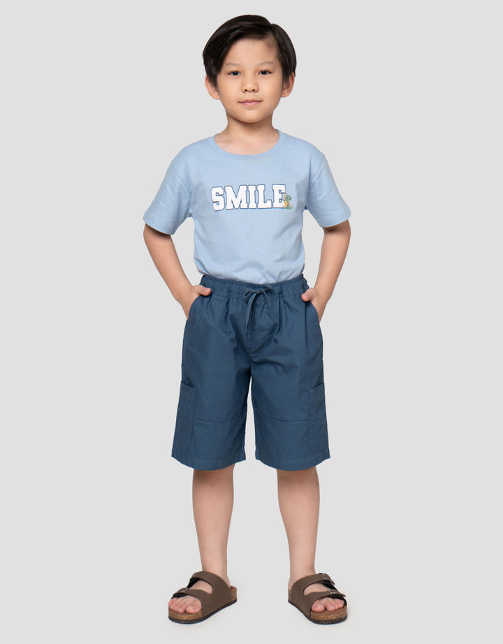 Little M Basic Tempel Celana Pendek Anak Laki-laki