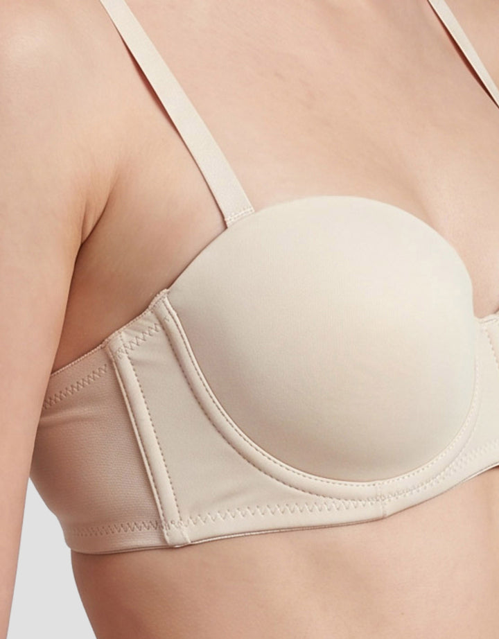SHE'SENSE NON PUSH UP STRAPLESS BRA WANITA