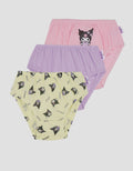 Character Pack Of 3 Kuromi Celana Dalam Anak Perempuan
