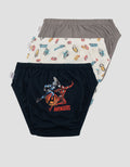 Marvel Captain & Iron Man Print Celana Dalam Anak Laki-laki