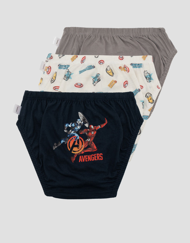 Marvel Captain & Iron Man Print Celana Dalam Anak Laki-laki