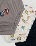 Marvel Captain & Iron Man Print Celana Dalam Anak Laki-laki