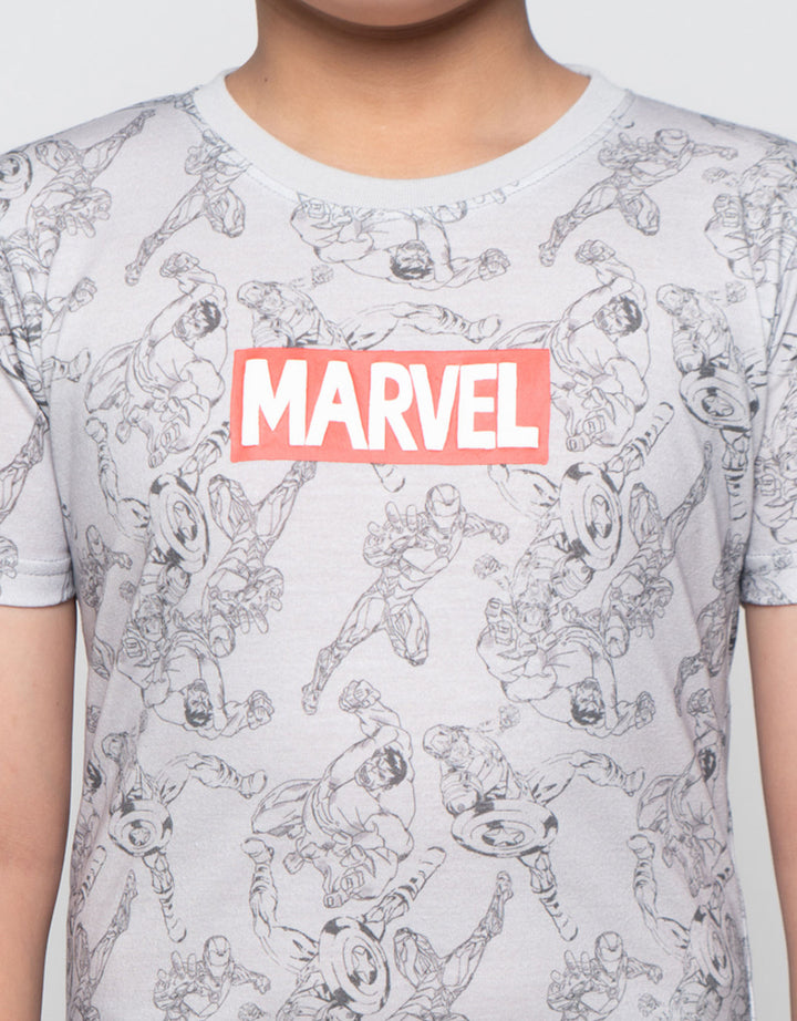 Marvel AOP Print Set Pakaian Anak Laki-laki