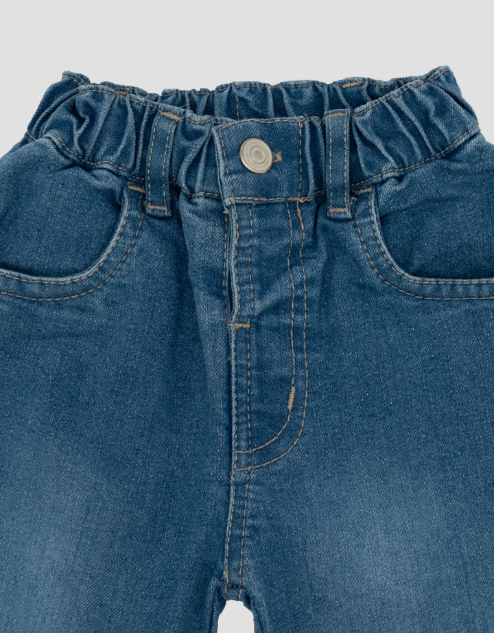 Little M Stretch With Love Pocket Celana Denim Bayi