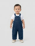 Little M With Pocket Jumpsuit Overall Denim Bayi