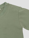 Little M Textured Drop Shoulder Kaos Bayi