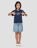 Little M  Wording Strong Girls Club Kaos Anak Perempuan