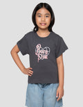Little M  Wording Born Pink Kaos Anak Perempuan