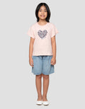 Little M  Wording Love Always Kaos Anak Perempuan