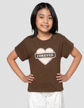 Little M  Wording Forever Kaos Anak Perempuan