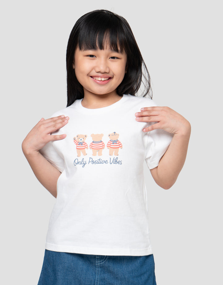 Little M Bear 1 Kaos Anak Perempuan
