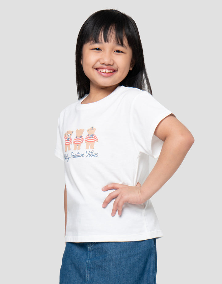Little M Bear 1 Kaos Anak Perempuan