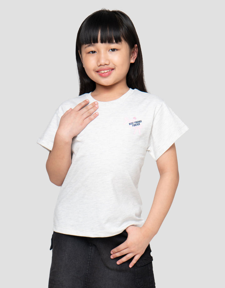 Little M Print Bear Sport 1 Kaos Anak Perempuan