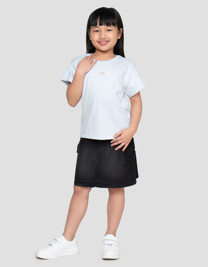 Little M Print Bear Sport 3 Kaos Anak Perempuan