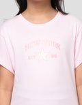 Little M Varsity 1 Kaos Anak Perempuan