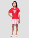 Little M Varsity 2 Kaos Anak Perempuan