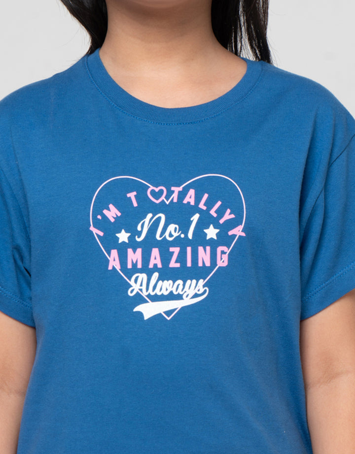 Little M Varsity 3 Kaos Anak Perempuan