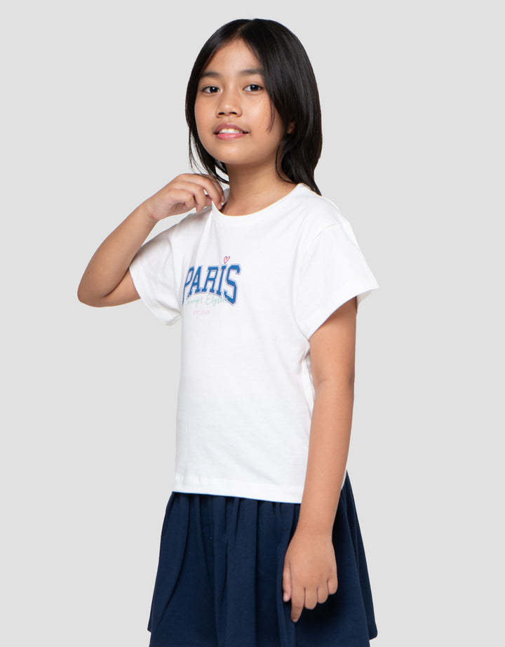 Little M Varsity 4 Kaos Anak Perempuan
