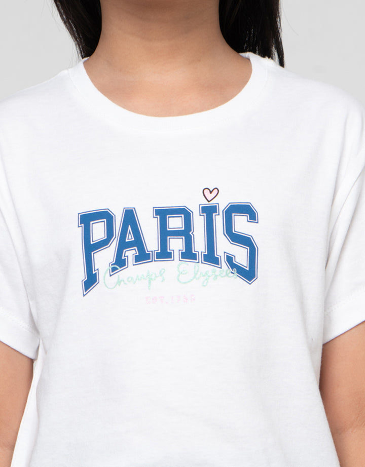 Little M Varsity 4 Kaos Anak Perempuan