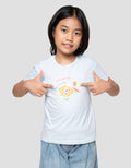 Little M  Food Waffle Kaos Anak Perempuan