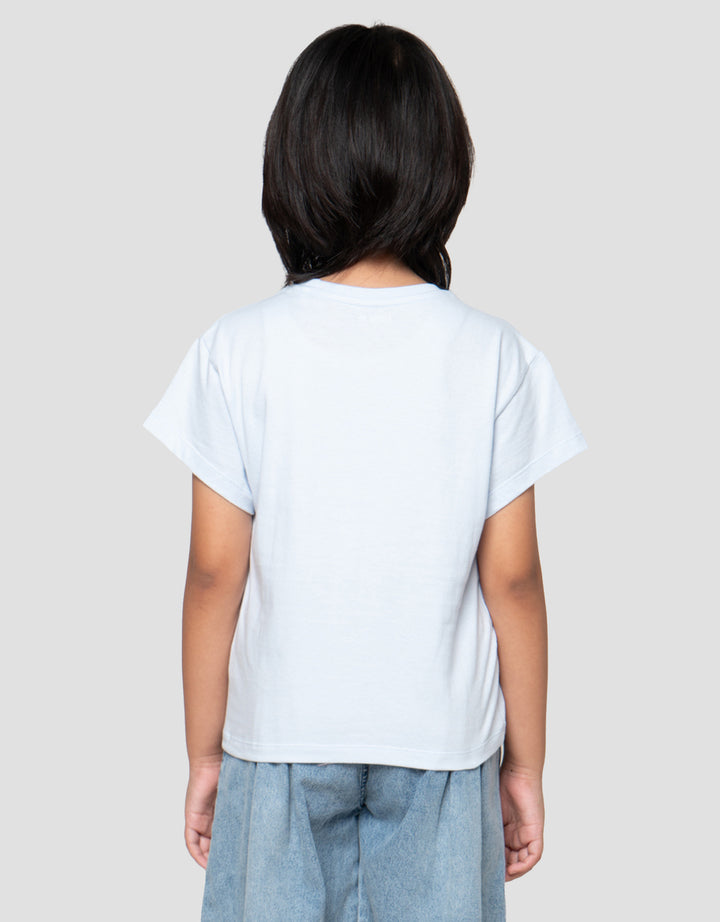 Little M  Food Waffle Kaos Anak Perempuan