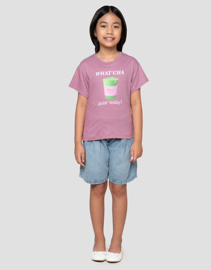 Little M  Food What'cha Kaos Anak Perempuan