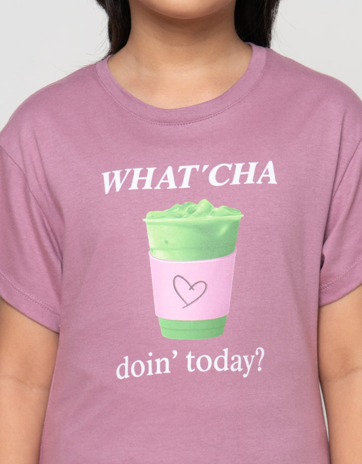 Little M  Food What'cha Kaos Anak Perempuan