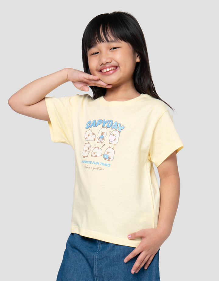 Little M Capyday Kaos Anak Perempuan
