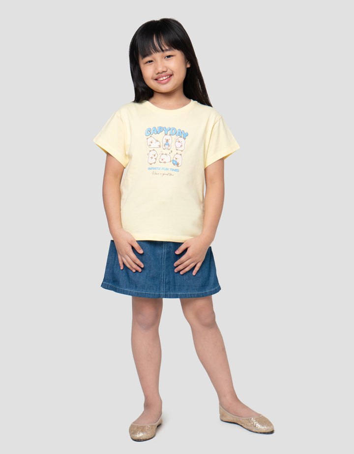 Little M Capyday Kaos Anak Perempuan