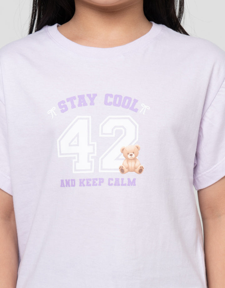 Little M Stay Cool Kaos Anak Perempuan