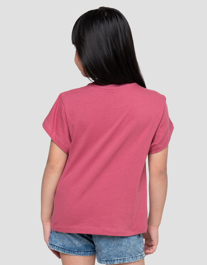 Little M Life Is Good Print Kaos Anak Perempuan