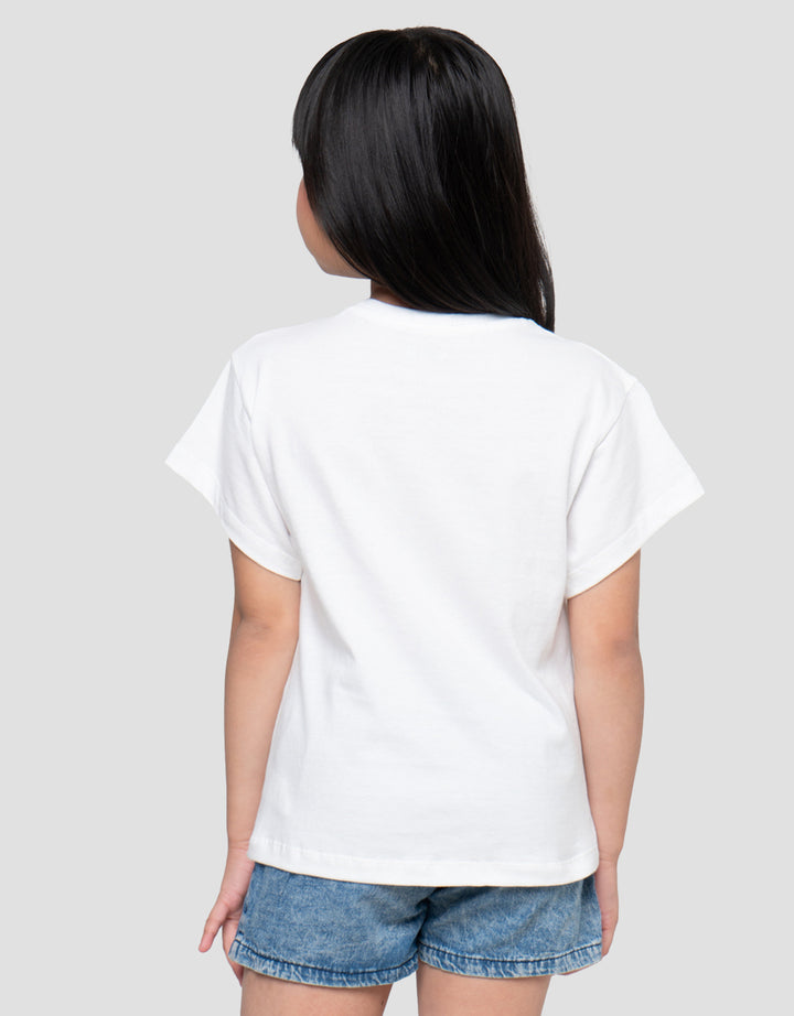 Little M Hello Sunset Print Kaos Anak Perempuan