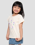 Little M Flowers Print Kaos Anak Perempuan