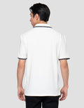 Cole Fancy Solid Jersey Spandex Collar Lis Kaos Polo Pria
