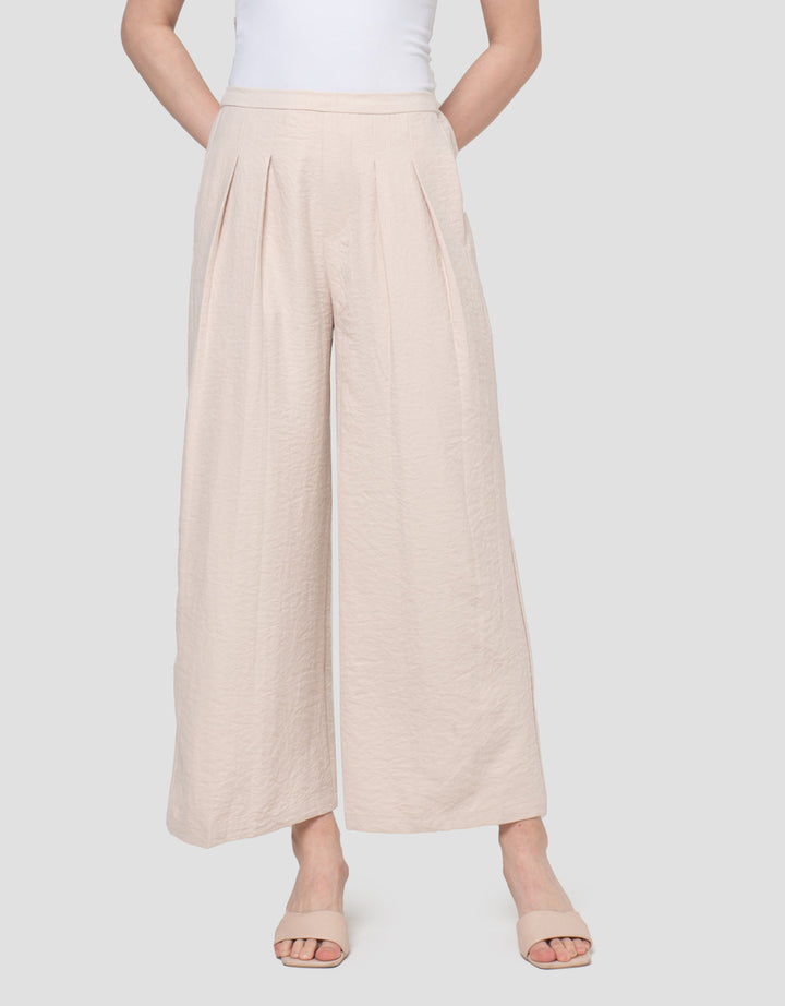 Connexion Crinkle Wide Celana Kulot Wanita