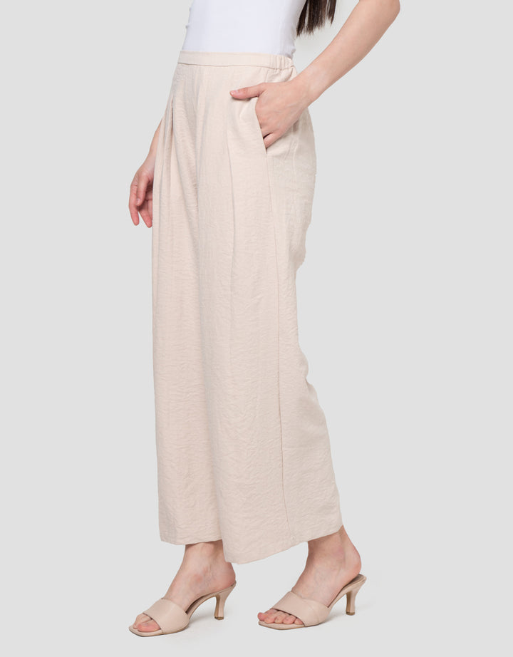 Connexion Crinkle Wide Celana Kulot Wanita
