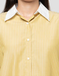 Connexion Loose Stripe Kemeja Wanita
