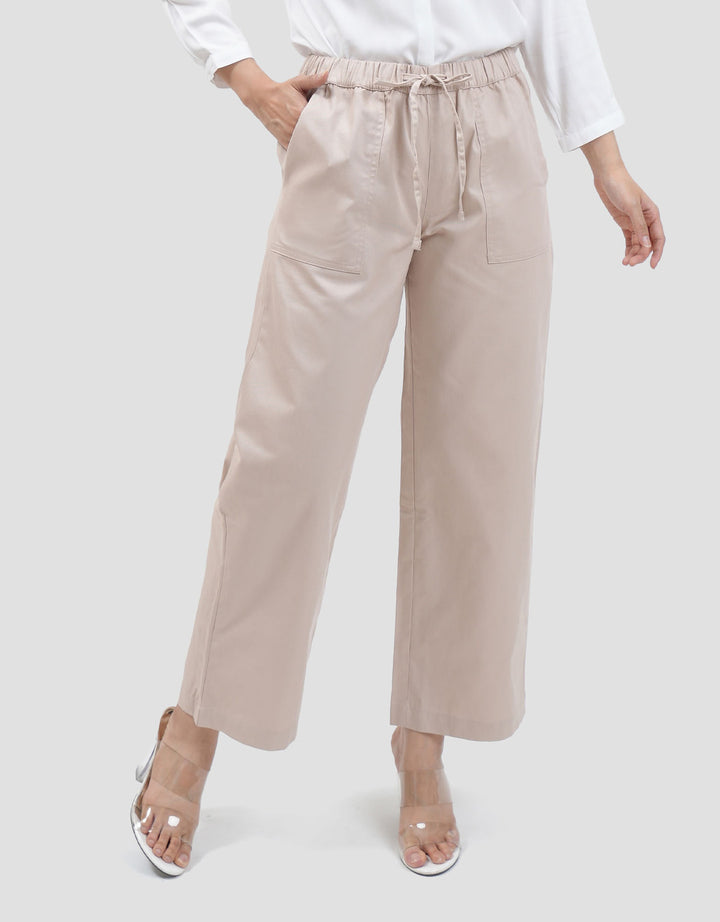 Connexion Full Length Ctn Drawstring Celana Panjang Wanita