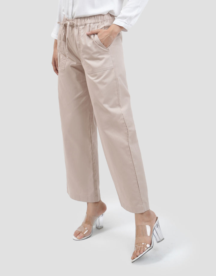 Connexion Full Length Ctn Drawstring Celana Panjang Wanita