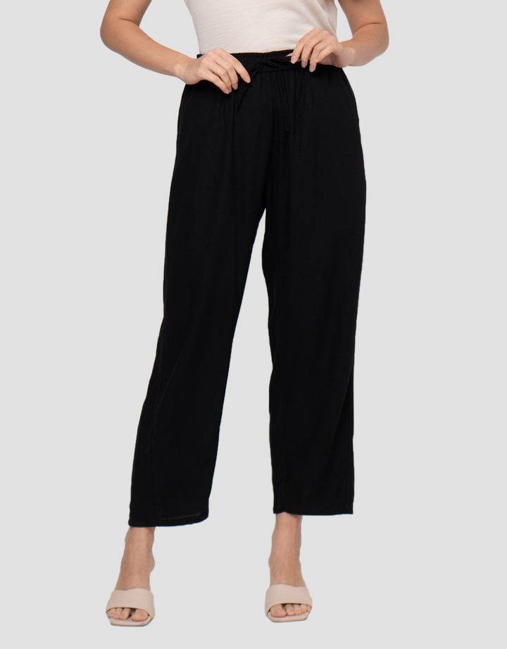 Connexion Full Length Barrel With Drawstring Loose Fit Celana Panjang Wanita