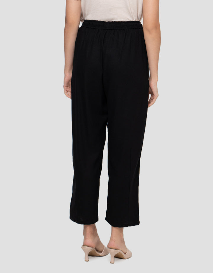 Connexion Full Length Barrel With Drawstring Loose Fit Celana Panjang Wanita