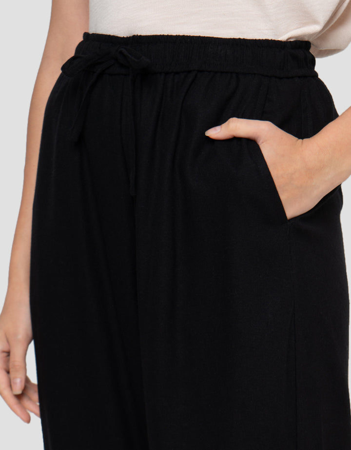 Connexion Full Length Barrel With Drawstring Loose Fit Celana Panjang Wanita