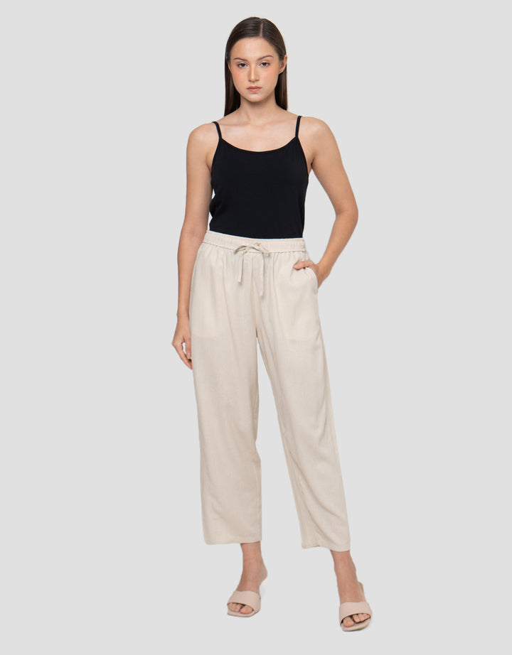 Connexion Full Length Barrel With Drawstring Loose Fit Celana Panjang Wanita