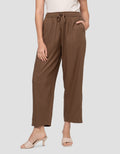 Connexion Full Length Barrel With Drawstring Loose Fit Celana Panjang Wanita