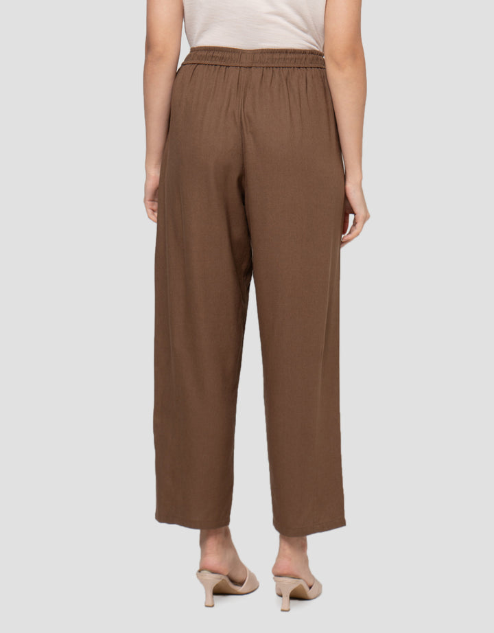 Connexion Full Length Barrel With Drawstring Loose Fit Celana Panjang Wanita