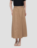 Connexion A Line Ctn Twl Ankle Length Cut Nsewn All Over Rok Maxi Wanita